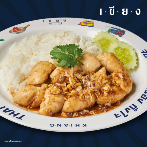 PSK0033 ข้าวไก่กระเทียม