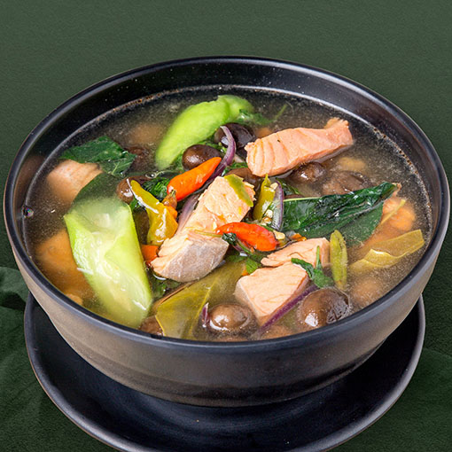 DEL374 แกงเห็ดเผาะ (แซลมอน)